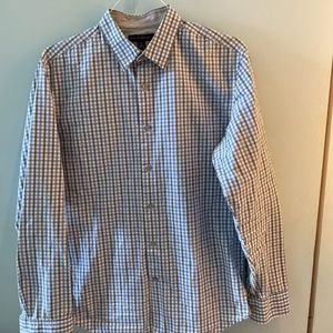 Banana Republic white-green-blue, size M (15-15.5)